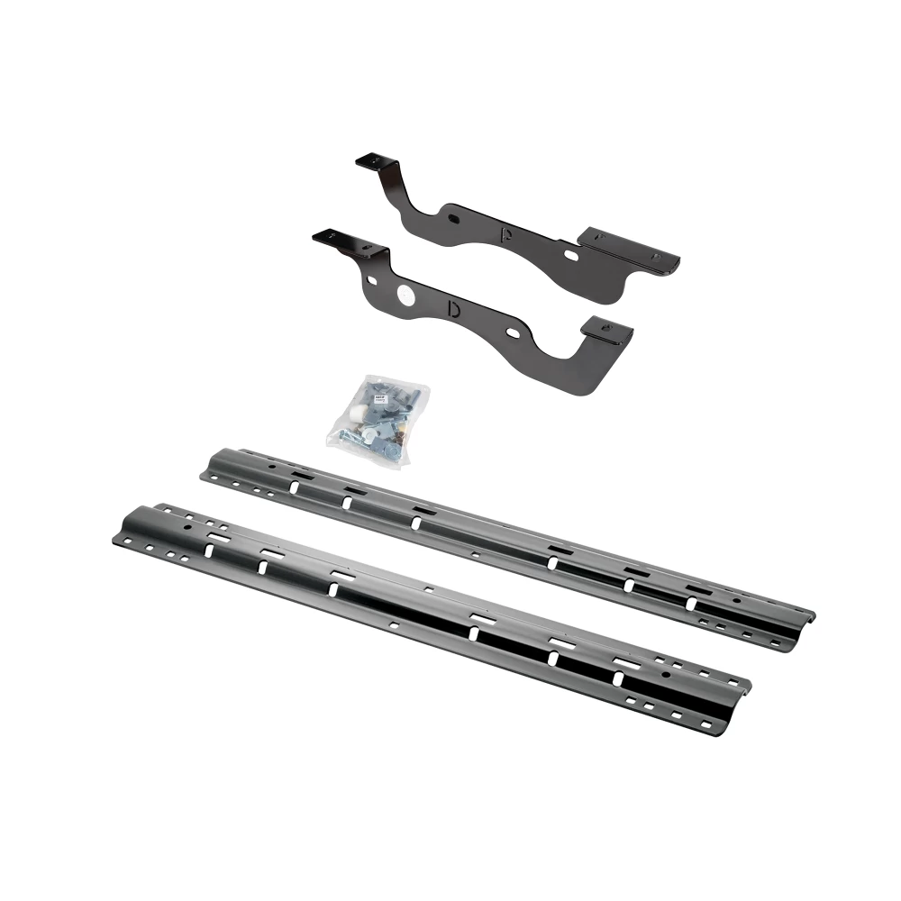 For 2017-2022 Ford F-350 Super Duty Custom Industry Standard Above Bed Rail Kit + 25K Pro Series Gooseneck Hitch (For 6-1/2' and 8 foot Bed, Except Dual Rear Wheel or Cab & Chassis, w/o Factory Puck System Models) By Reese