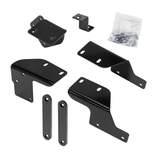 For 2007-2021 Toyota Tundra Custom Industry Standard Above Bed Rail Kit + 16K Fifth Wheel + Square Slider + In-Bed Wiring + King Pin Lock + Base Rail Lock + 10" Lube Plate + Fifth Wheel Cover + Lube (For 6-1/2' or Shorter Bed, w/o Factory Puck System