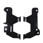 For 2019-2024 RAM 1500 Gooseneck Fifth Wheel Underbed Custom Fit Brackets For Outboard Rails (For 5'8 or Shorter Bed (Sidewinder Required), (New Body Style), Except w/Split Tail Gate, w/o Factory Puck System Models) By Reese