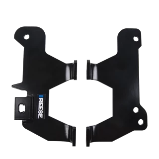 For 2019-2024 RAM 1500 Gooseneck Fifth Wheel Underbed Custom Fit Brackets For Outboard Rails (For 5'8 or Shorter Bed (Sidewinder Required), (New Body Style), Except w/Split Tail Gate, w/o Factory Puck System Models) By Reese