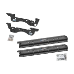 For 2023-2024 Ford F-350 Super Duty Custom Outboard Above Bed Rail Kit + Reese M5 20K Fifth Wheel (For 5'8 or Shorter Bed (Sidewinder Required), Except Cab & Chassis, w/o Factory Puck System Models) By Reese