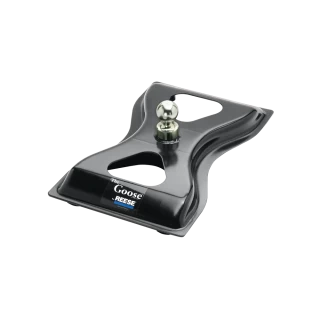 For 1999-2016 Ford F-250 Super Duty Industry Standard Semi-Custom Above Bed Rail Kit + 25K Reese Gooseneck Hitch + In-Bed Wiring (For 5'8 or Shorter Bed (Sidewinder Required), Except Cab & Chassis, w/o Factory Puck System Models) By Reese