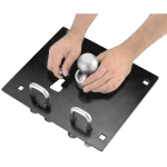 For 2014-2018 Chevrolet Silverado 1500 Fold Down Plate Underbed Gooseneck Hitch System (For w/o Factory Puck System, Does Not Fit MagneRide Magnetic Ride Suspension Models) By Draw-Tite