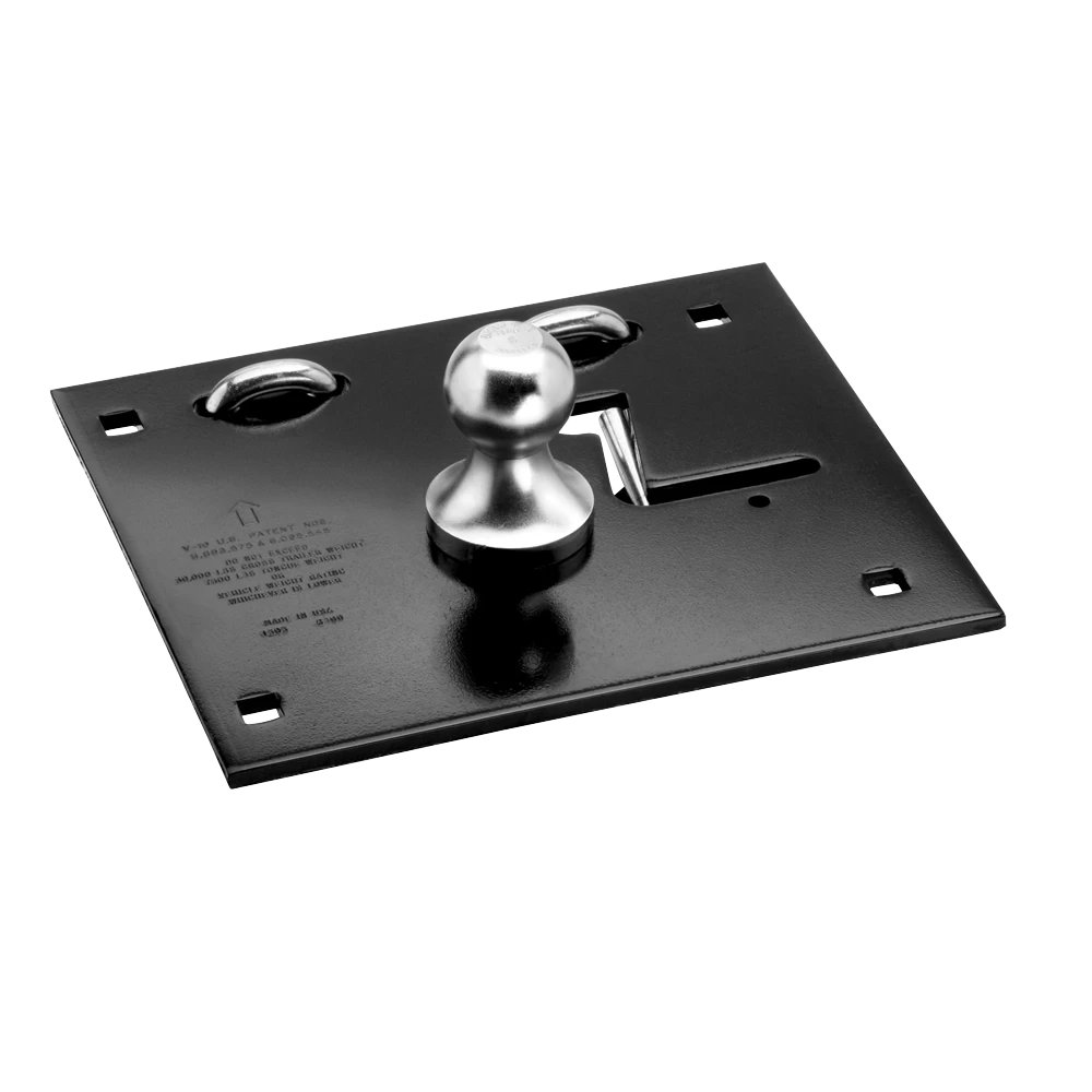 For 2014-2018 Chevrolet Silverado 1500 Fold Down Plate Underbed Gooseneck Hitch System (For w/o Factory Puck System, Does Not Fit MagneRide Magnetic Ride Suspension Models) By Draw-Tite
