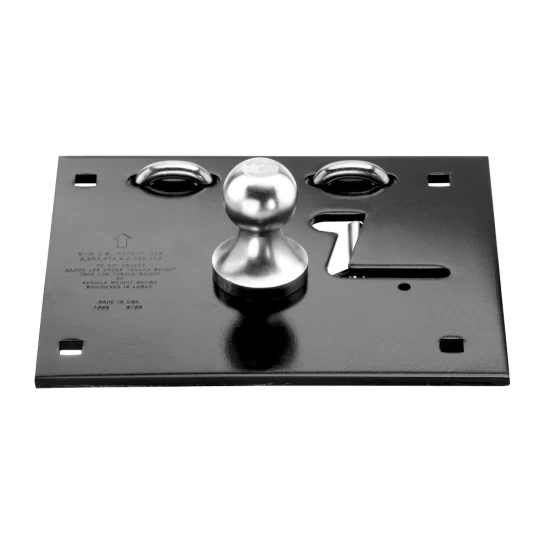 For 2014-2018 Chevrolet Silverado 1500 Fold Down Plate Underbed Gooseneck Hitch System (For w/o Factory Puck System, Does Not Fit MagneRide Magnetic Ride Suspension Models) By Draw-Tite