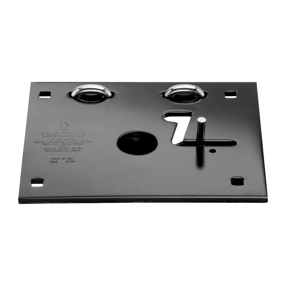 For 2014-2018 Chevrolet Silverado 1500 Fold Down Plate Underbed Gooseneck Hitch System (For w/o Factory Puck System, Does Not Fit MagneRide Magnetic Ride Suspension Models) By Draw-Tite