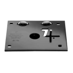 For 2014-2018 Chevrolet Silverado 1500 Fold Down Plate Underbed Gooseneck Hitch System (For w/o Factory Puck System, Does Not Fit MagneRide Magnetic Ride Suspension Models) By Draw-Tite