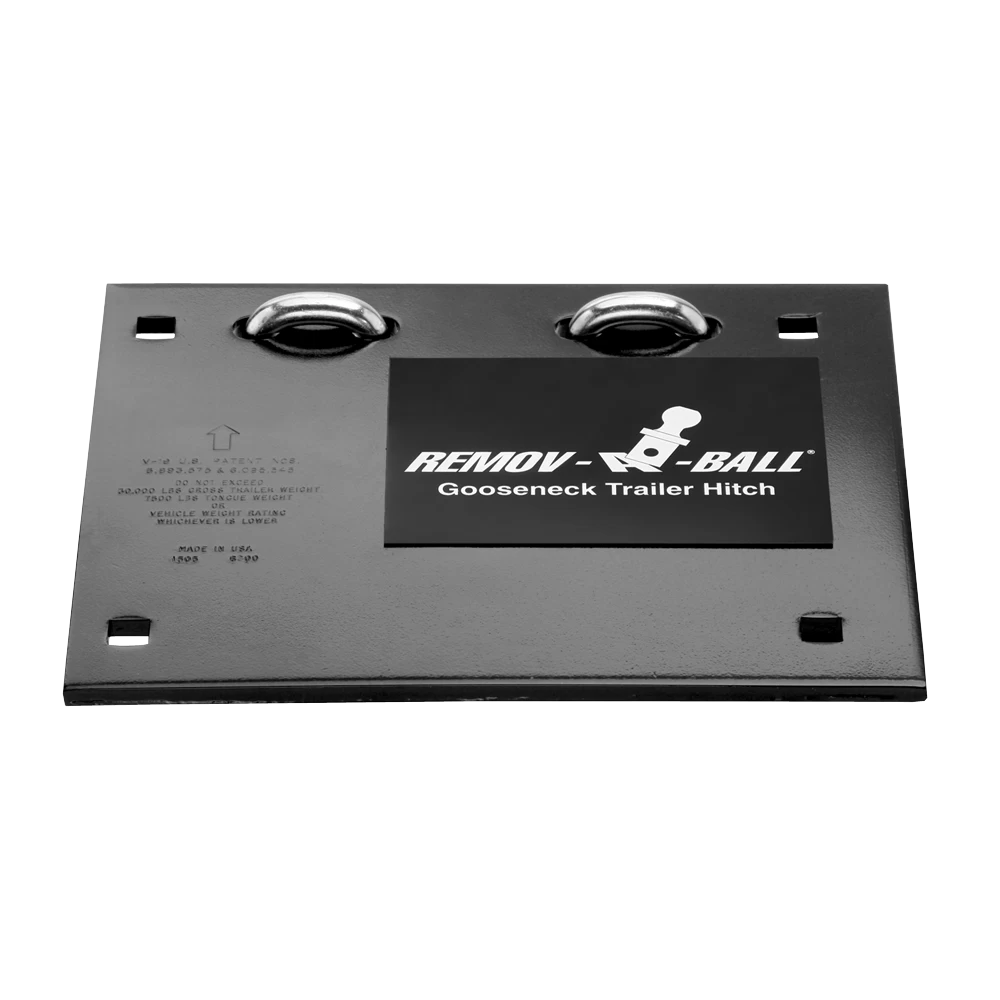 For 2014-2018 Chevrolet Silverado 1500 Fold Down Plate Underbed Gooseneck Hitch System (For w/o Factory Puck System, Does Not Fit MagneRide Magnetic Ride Suspension Models) By Draw-Tite