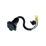 For 2020-2024 Jeep Gladiator 7-Way RV Wiring + Tekonsha Brakeman IV Brake Control + Plug & Play BC Adapter By Tekonsha