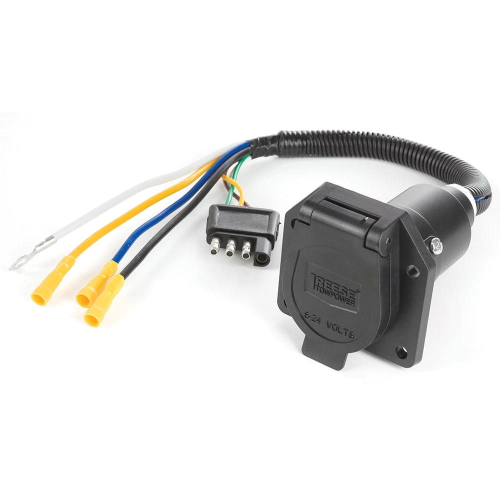 For 2020-2024 Jeep Gladiator 7-Way RV Wiring + Tekonsha Brakeman IV Brake Control + Plug & Play BC Adapter By Tekonsha