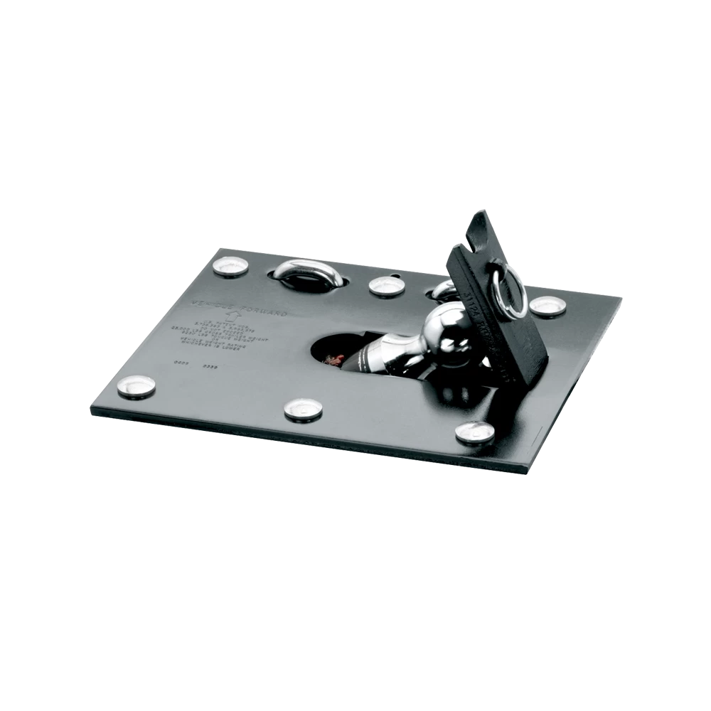 For 1999-2016 Ford F-250 Super Duty Fold Down Plate Underbed Gooseneck Hitch System (Excludes: Cab & Chassis, w/o Factory Puck System Models) By Draw-Tite