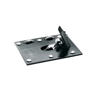 For 2014-2018 Chevrolet Silverado 1500 Fold Down Plate Underbed Gooseneck Hitch + 7-Way In-Bed Wiring (For w/o Factory Puck System, Does Not Fit MagneRide Magnetic Ride Suspension Models) By Draw-Tite