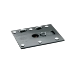 For 1999-2016 Ford F-250 Super Duty Fold Down Plate Underbed Gooseneck Hitch System (Excludes: Cab & Chassis, w/o Factory Puck System Models) By Draw-Tite