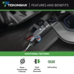 For 2014-2023 Dodge Durango 7-Way RV Wiring + Tekonsha BRAKE-EVN Brake Control + Plug & Play BC Adapter By Tekonsha