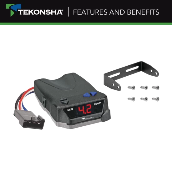 For 2022-2024 Ford F-150 7-Way RV Wiring kit by: Reese For 2022-2024 Ford F-150 7-Way RV Wiring + Tekonsha BRAKE-EVN Brake Control + Generic BC Wiring Adapter By Reese Towpower