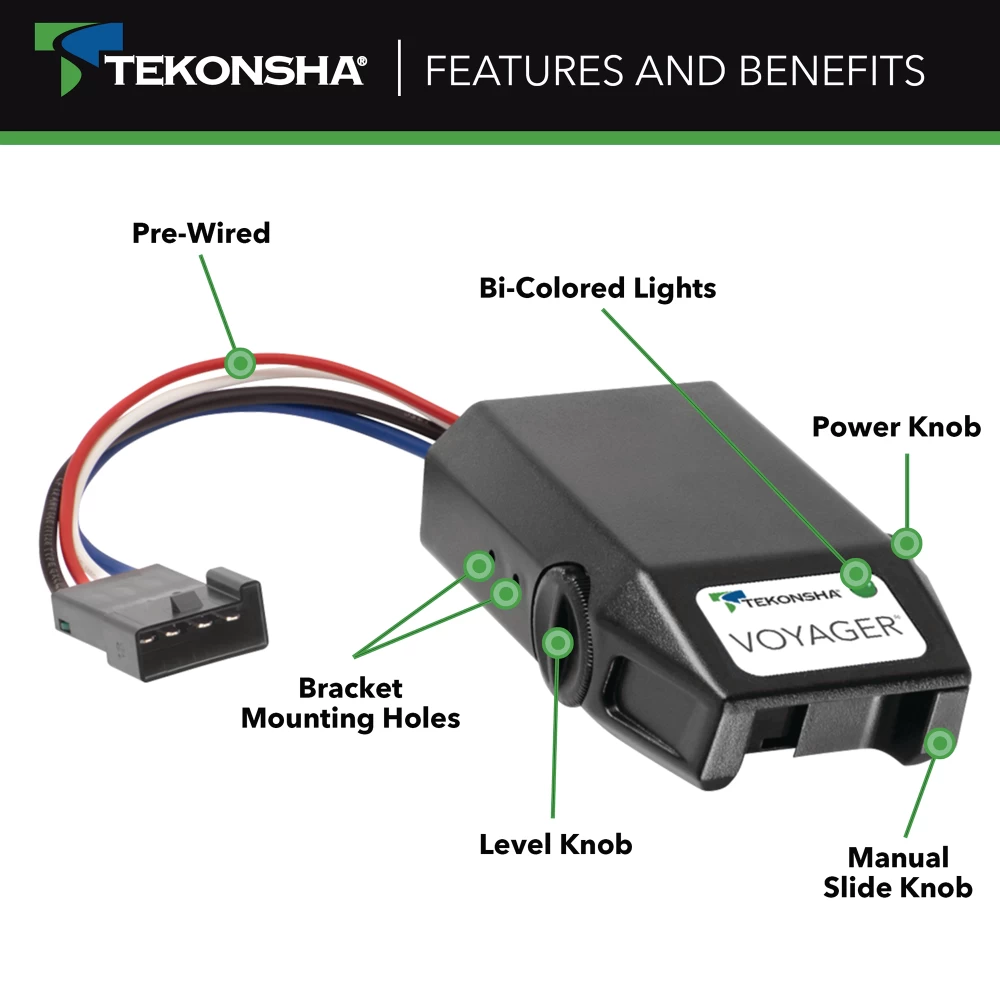For 2013-2016 GMC Acadia 7-Way RV Wiring kit by: Tekonsha For 2013-2016 GMC Acadia 7-Way RV Wiring + Tekonsha Voyager Brake Control + Plug & Play BC Adapter By Tekonsha