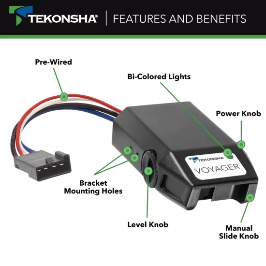 For 2013-2016 GMC Acadia 7-Way RV Wiring kit by: Tekonsha For 2013-2016 GMC Acadia 7-Way RV Wiring + Tekonsha Voyager Brake Control + Plug & Play BC Adapter By Tekonsha