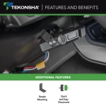 For 2013-2016 GMC Acadia 7-Way RV Wiring kit by: Tekonsha For 2013-2016 GMC Acadia 7-Way RV Wiring + Tekonsha Voyager Brake Control + Plug & Play BC Adapter By Tekonsha