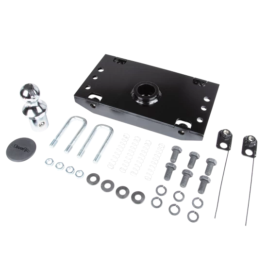 For 2019-2024 RAM 2500 Hide-A-Goose Underbed Gooseneck Hitch System + 7-Way In-Bed Wiring (For (Gooseneck Head Does Not Require Rail Kit), w/o Factory Puck System Models) By Draw-Tite