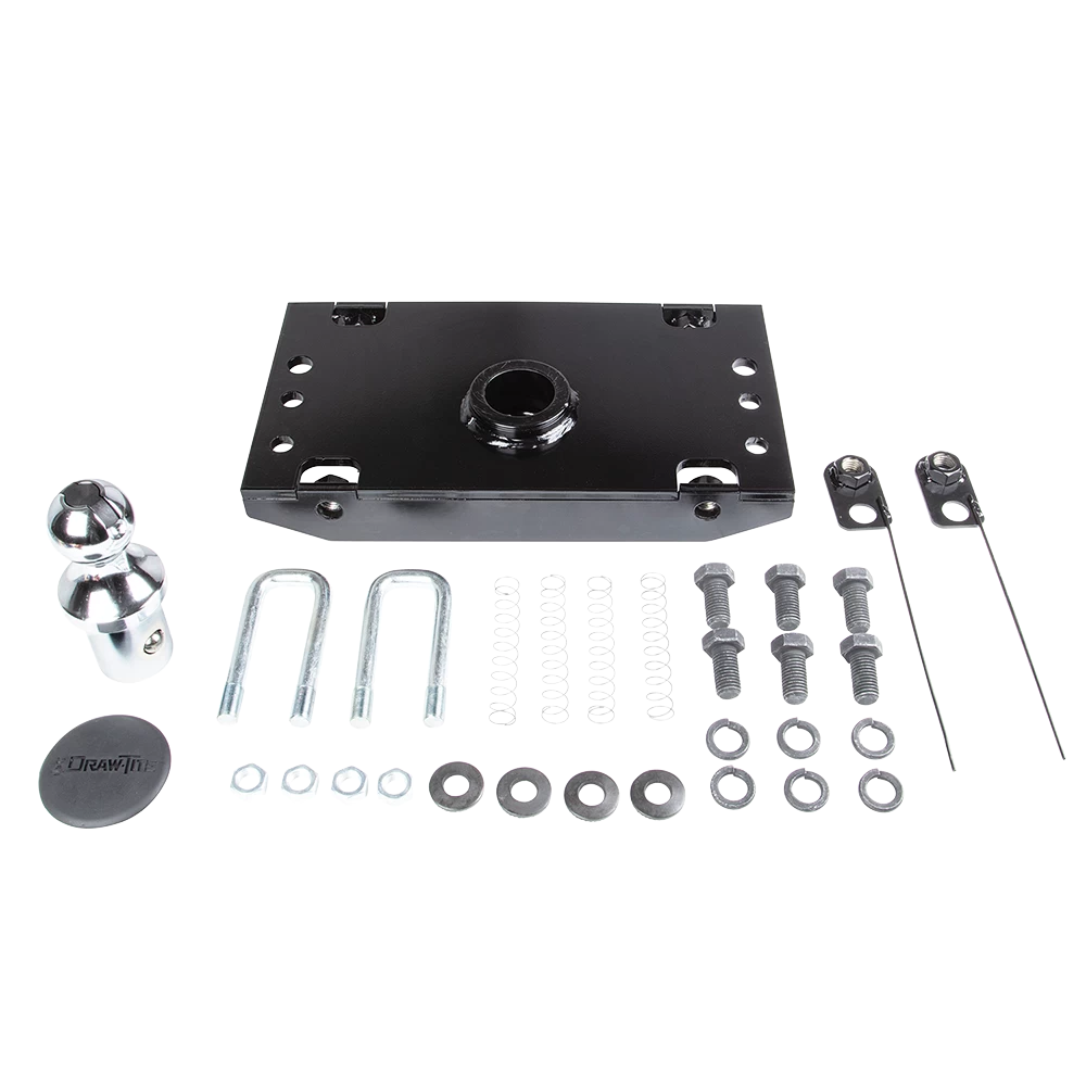 For 2019-2024 RAM 2500 Hide-A-Goose Underbed Gooseneck Hitch System + 7-Way In-Bed Wiring (For (Gooseneck Head Does Not Require Rail Kit), w/o Factory Puck System Models) By Draw-Tite