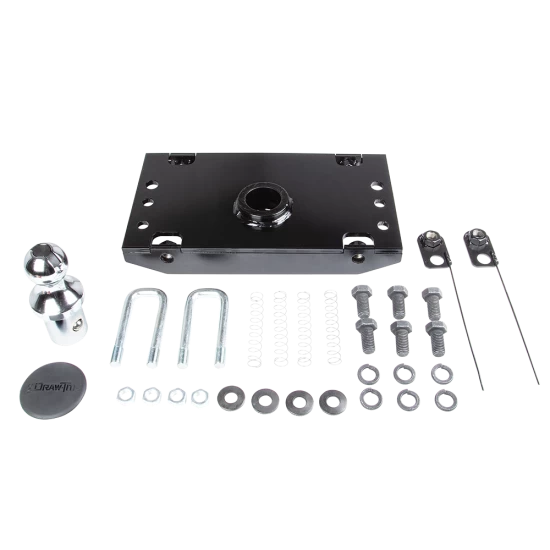 For 2019-2024 RAM 2500 Hide-A-Goose Underbed Gooseneck Hitch System + 7-Way In-Bed Wiring (For (Gooseneck Head Does Not Require Rail Kit), w/o Factory Puck System Models) By Draw-Tite