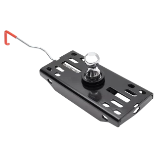 For 2007-2007 Chevrolet Silverado 1500 Hide-A-Goose Underbed Gooseneck Hitch System (For Classic, w/o Factory Puck System Models) By Draw-Tite