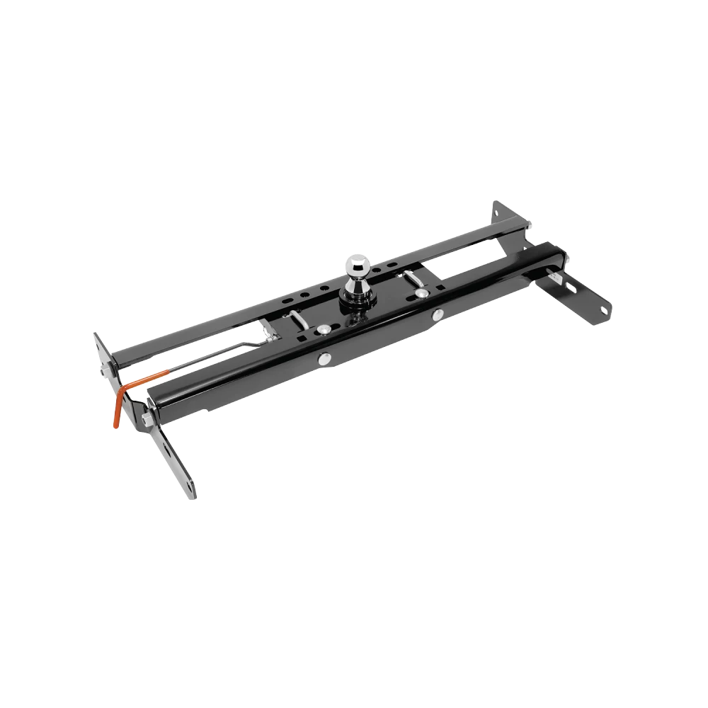 For 2011-2019 GMC Sierra 2500 HD Hide-A-Goose Underbed Gooseneck Hitch System + 5" Offset Gooseneck Ball (Excludes: w/OEM HD Towing Prep Package, w/o Factory Puck System Models) By Draw-Tite