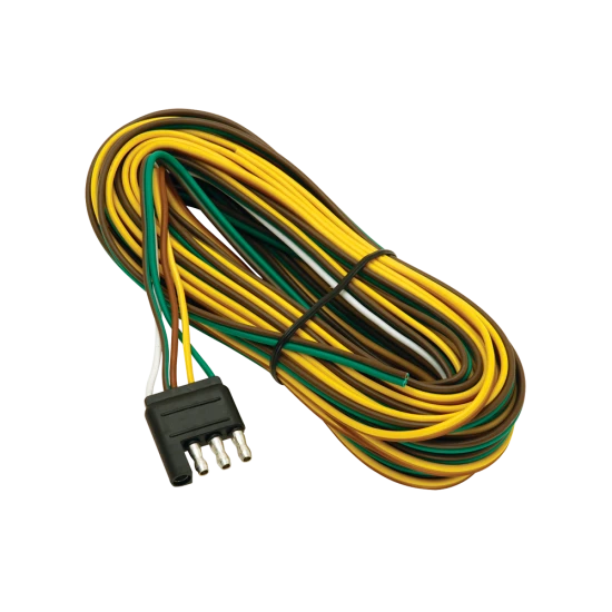 Trailer harness in color coded design with multiple connector styles and lengths
