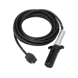 Wesbar 7 Pin Ag Straight Section Harness with 4 Flat 30 Foot Plug and Lead 002430