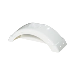 Fulton Trailer Fender Plastic White for Single Axle 8 Inch to 12 Inch Wheels 21.5 Inch 008541