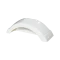 Injection molded HDPE fender with optional step pad for 8 or 12 inch wheels