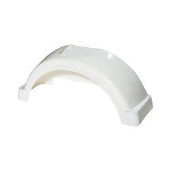 Fulton Trailer Fender Plastic White for Single Axle 13 Inch Wheels 29.25 Inch 008543