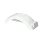 Fulton Trailer Fenders for Single-Axle Trailers in HDPE Fulton trailer fenders in various designs and colors for single-axle trailers, made from high density polyethylene.