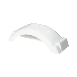 Fulton Trailer Fender Plastic White for Single Axle 8 Inch to 12 Inch Wheels 22.3 Inch 008549