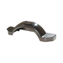 Fulton Trailer Fender Plastic Black for Single Axle 12 Inch Wheels Triple Step 33.5 Inch Long 008582