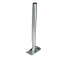 Trailer jack post with a 23.5-inch length, 18-inch rack, and disc footplate