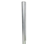 Trailer jack post with a 23.5-inch length, 18-inch rack, and disc footplate