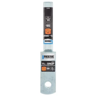 REESE draw bar with solid construction, fits 1-1/4 inch hitch receiver for safe towing.