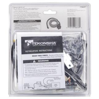 Brake Mate Kit featuring 7-way connector, flasher, and installation parts