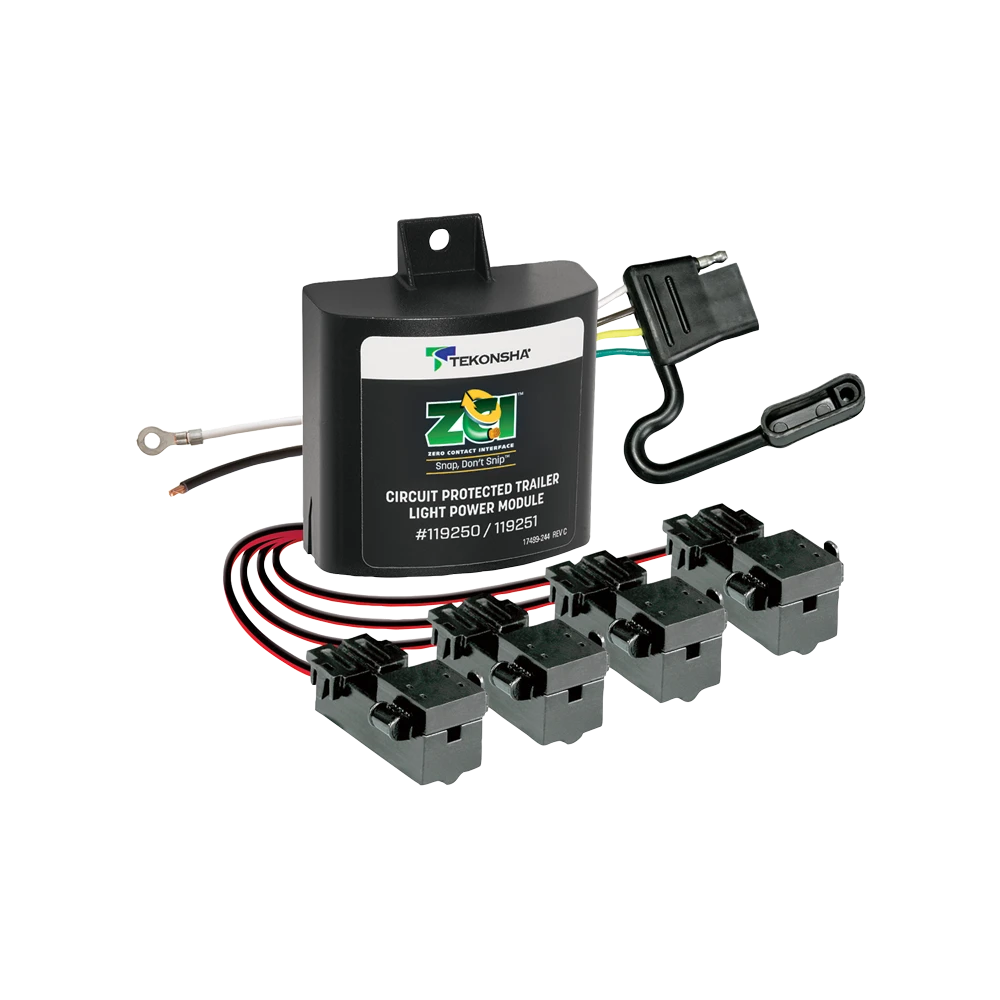 ZCI sensor connects directly to tow vehicle, isolates trailer light