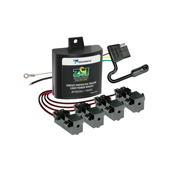 ZCI sensor connects directly to tow vehicle, isolates trailer light