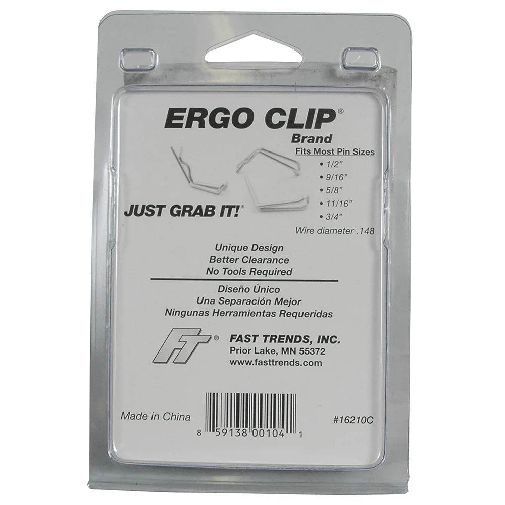 REESE Towpower Ergo clip with rubber grip for easy hitch attachment.