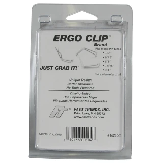 REESE Towpower Ergo clip with rubber grip for easy hitch attachment.