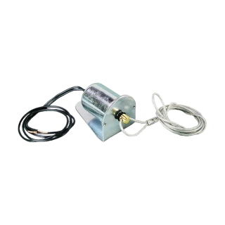 Breakaway switch featuring 48-inch wires and brass pin assembly for safe towing