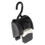 Fulton F2 Transom tie downs for secure boat travel with retractable strap and J-hooks