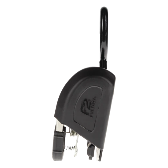 Fulton F2 Transom tie downs for secure boat travel with retractable strap and J-hooks
