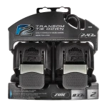 Fulton F2 Transom tie downs for secure boat travel with retractable strap and J-hooks
