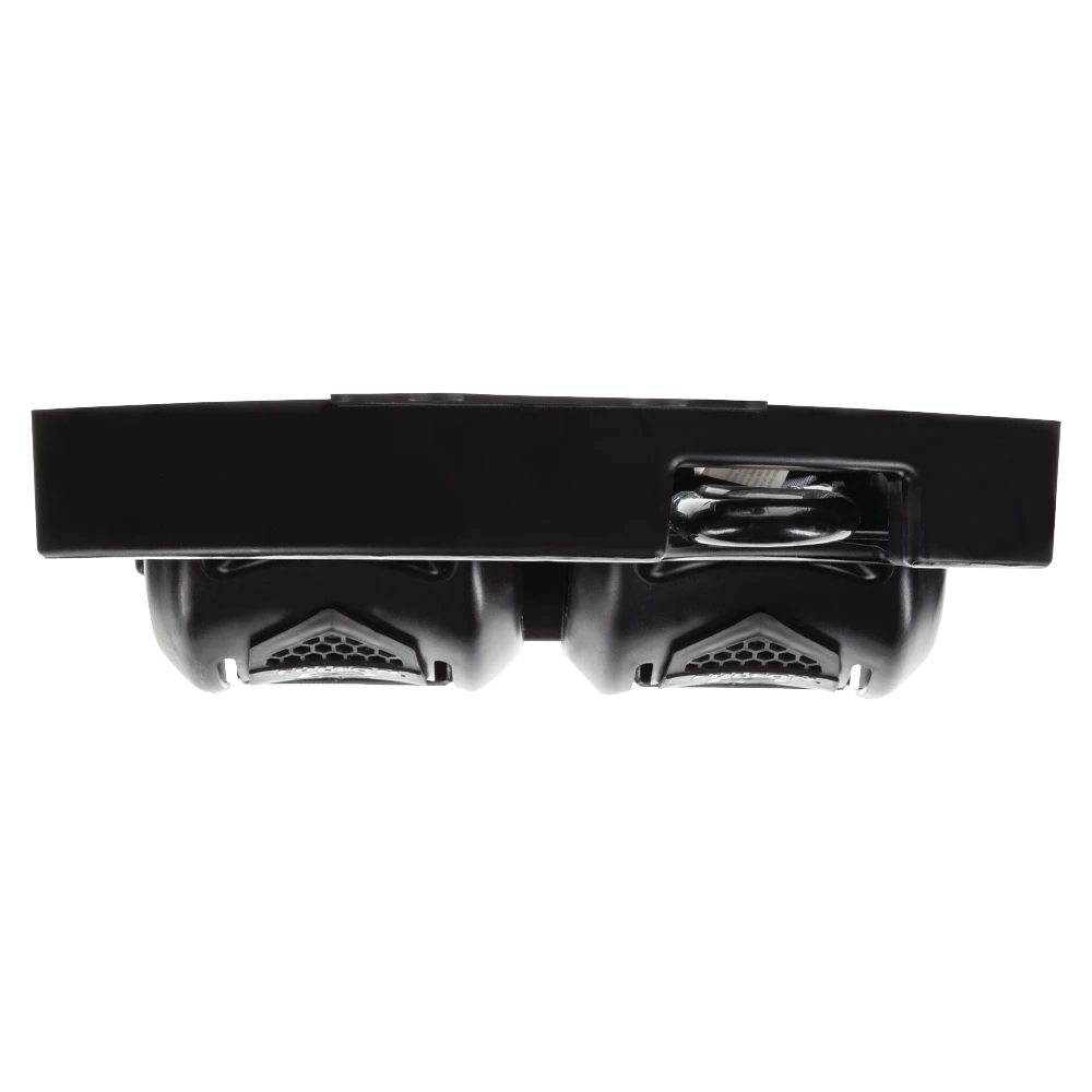 Fulton F2 Transom tie downs for secure boat travel with retractable strap and J-hooks