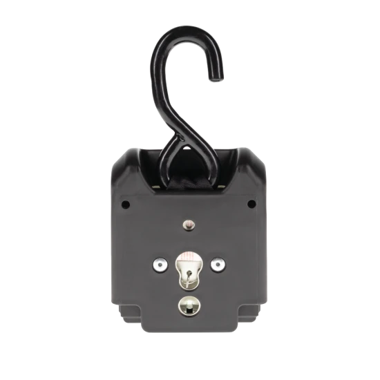 Fulton F2 Transom Tie Downs with retractable straps and sturdy J-hooks