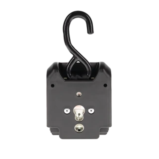 Fulton F2 transom tie downs ensure safe towing, with retractable straps and vinyl-coated hooks for protection.